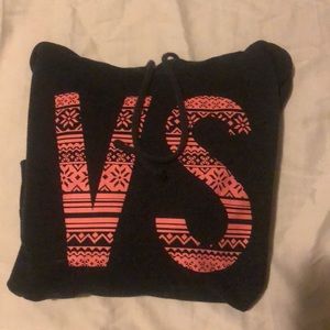Victoria Secret Pink charcoal gray hoodie
